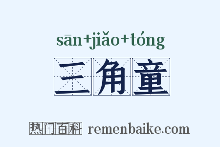 三角童是什么意思的图片